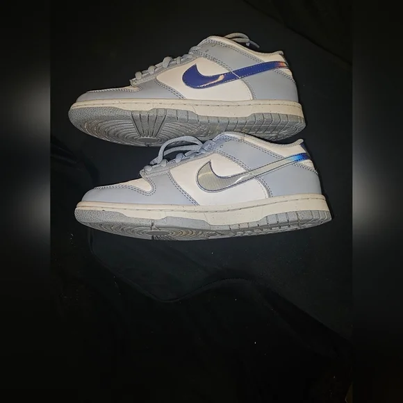 Nike Dunk Low Next Nature Blue Whisper Iridescent (GS) - Picture 6 of 12